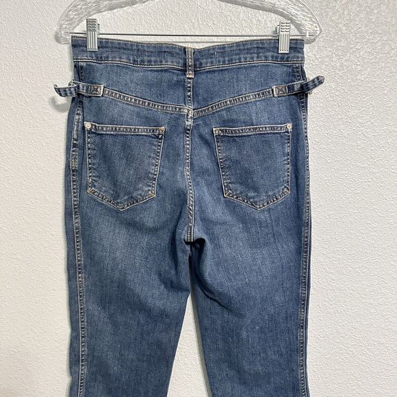 Pilcro And The Letterpress Anthropologie Womens Size 28 Jeans Denim Raw Hem - Picture 5 of 16